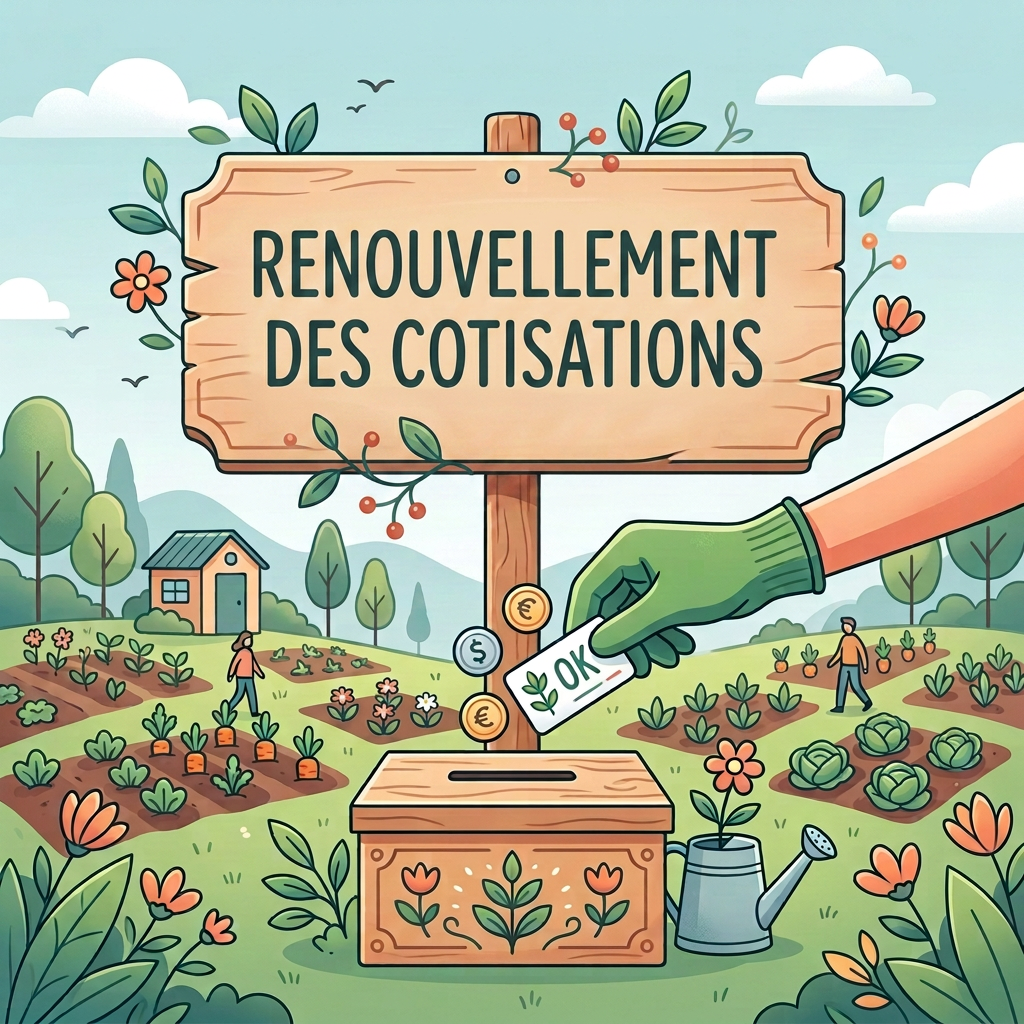 Panneau avec texte unique de renouvellement